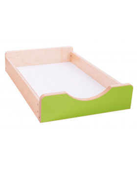Dřevěný úložný box Numeric - Malý-zelený