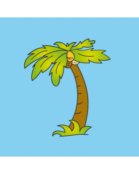 Polštářek s motivem - palma