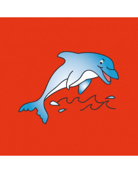 Polštářek s motivem - delfín