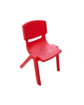 Židlička plast. 30cm červená