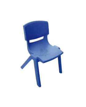Židlička plast. 30cm modrá