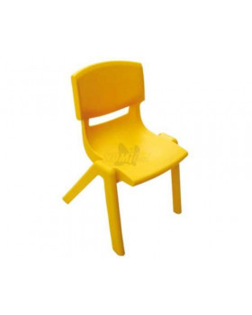 Židlička plast. 30cm žlutá