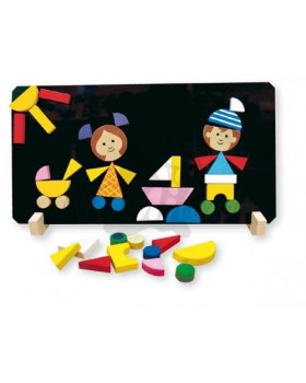 Magnetické puzzle Děti