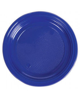 Plastové talíře - modré - 10 ks