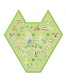 Schubitrix - kousky jídel a geometrické tvary