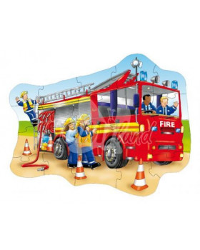 Podlah.puzzle - hasičské auto