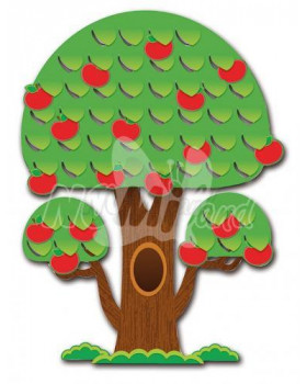 Strom s jablíčky - 3D