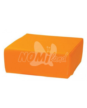 Taburetek čtverec- oranžový 15cm