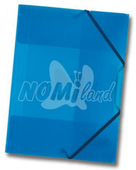 Plastový obal s gumič. A4 - modrý