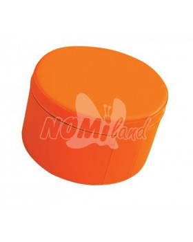 Taburetek kruh - oranžový 30cm