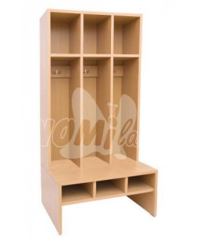 Šatna LUNA KOMBI pro 3 děti