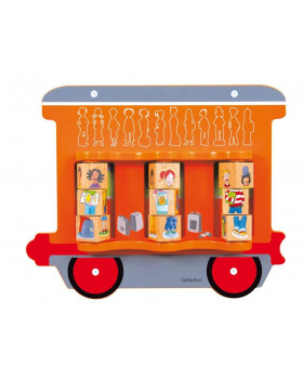 Nástěnná hračka vlak Ella - Děti