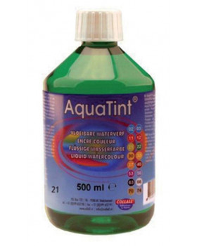 Barva AquaTint 500ml - tm.zelená