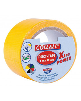 Textilní lepíci páska -  žlutá