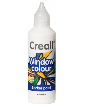 Barva na sklo Creall bílá