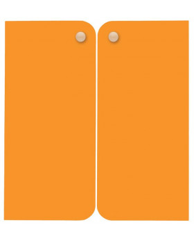 Dvířka velké - oranžové