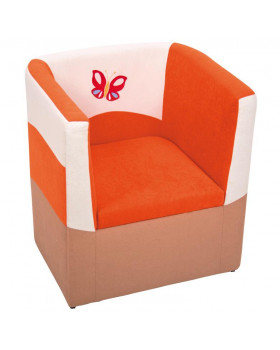 Sedačka Motýlek 2 - jednička oranž., 30,5 cm