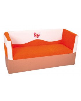 Sedačka Motýlek 2 - trojka oranž., 30,5 cm