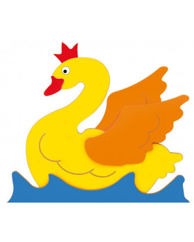 Skřinková dekorace-Labuť