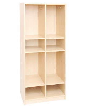 Šatna ementál pro 4 děti Bříza