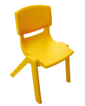 Židlička plast. 26 cm žlutá