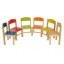 Dřevěné židličky Buk - 38 cm