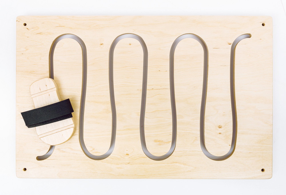 Labyrinty na procvič.noh - Cestička 1/single/